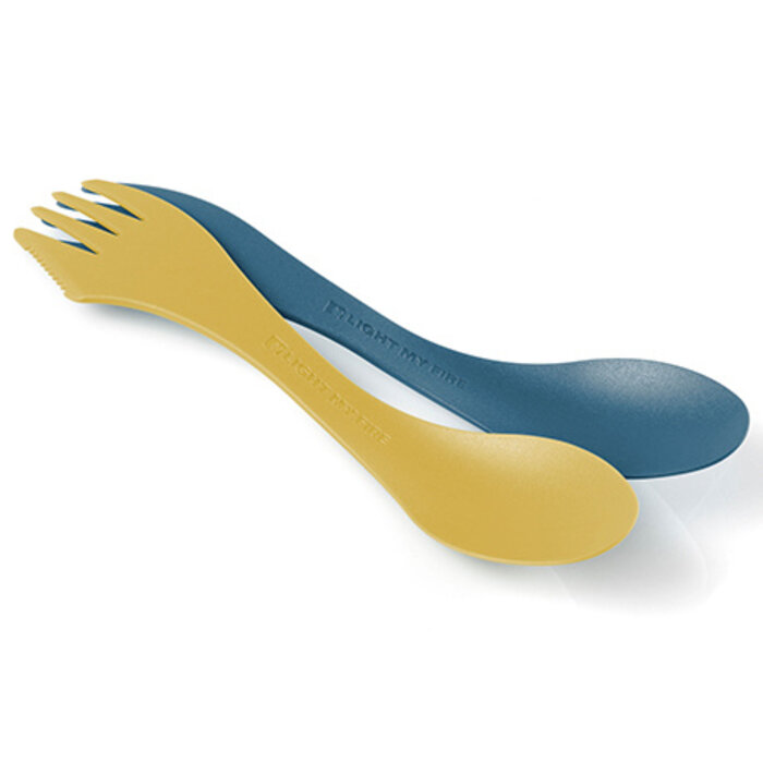 Light My Fire LMF Spork Lefty 2Pack Musty Yellow / Dunstblau
