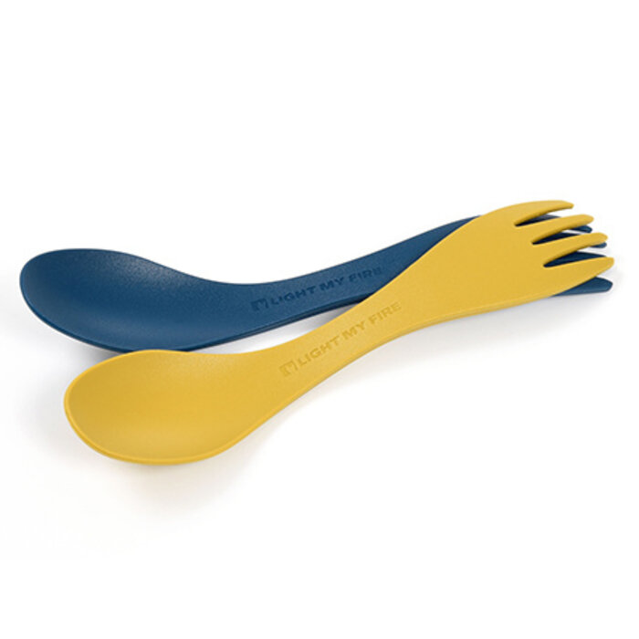 Light My Fire LMF Spork Little 2p Musty Yellow / Dunstblau