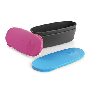 Light My Fire LMF Snapbox OVAL Fuchsia / Cyan Blue