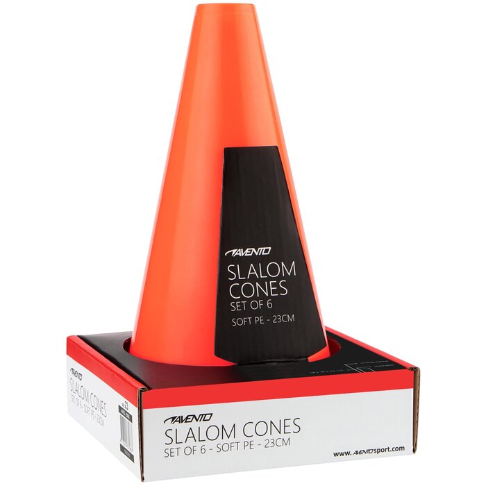 Avento® Avento® - Slalom Pionnen Soft • 23 CM • Oranje