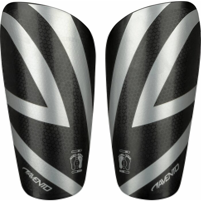 Avento® Avento - Shin protectors • With Sock • Black/silver