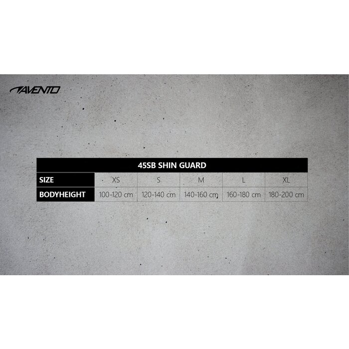 Avento® Avento - Protégeurs de tibias • Avec Chaussette • Noir/Argent