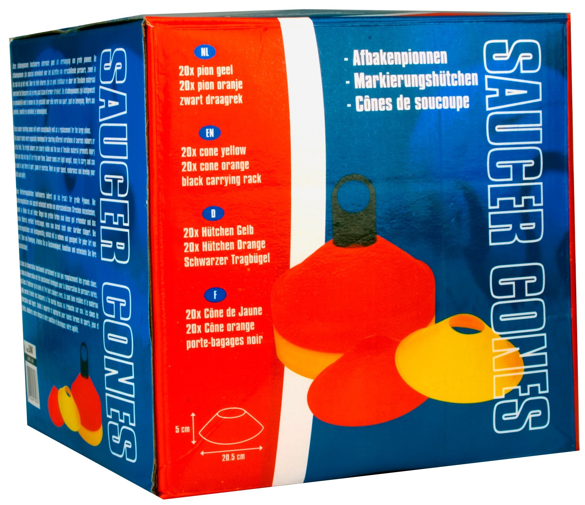 Avento® Avento - Demarcation pylons 2 colors • SPEEDY • Universal