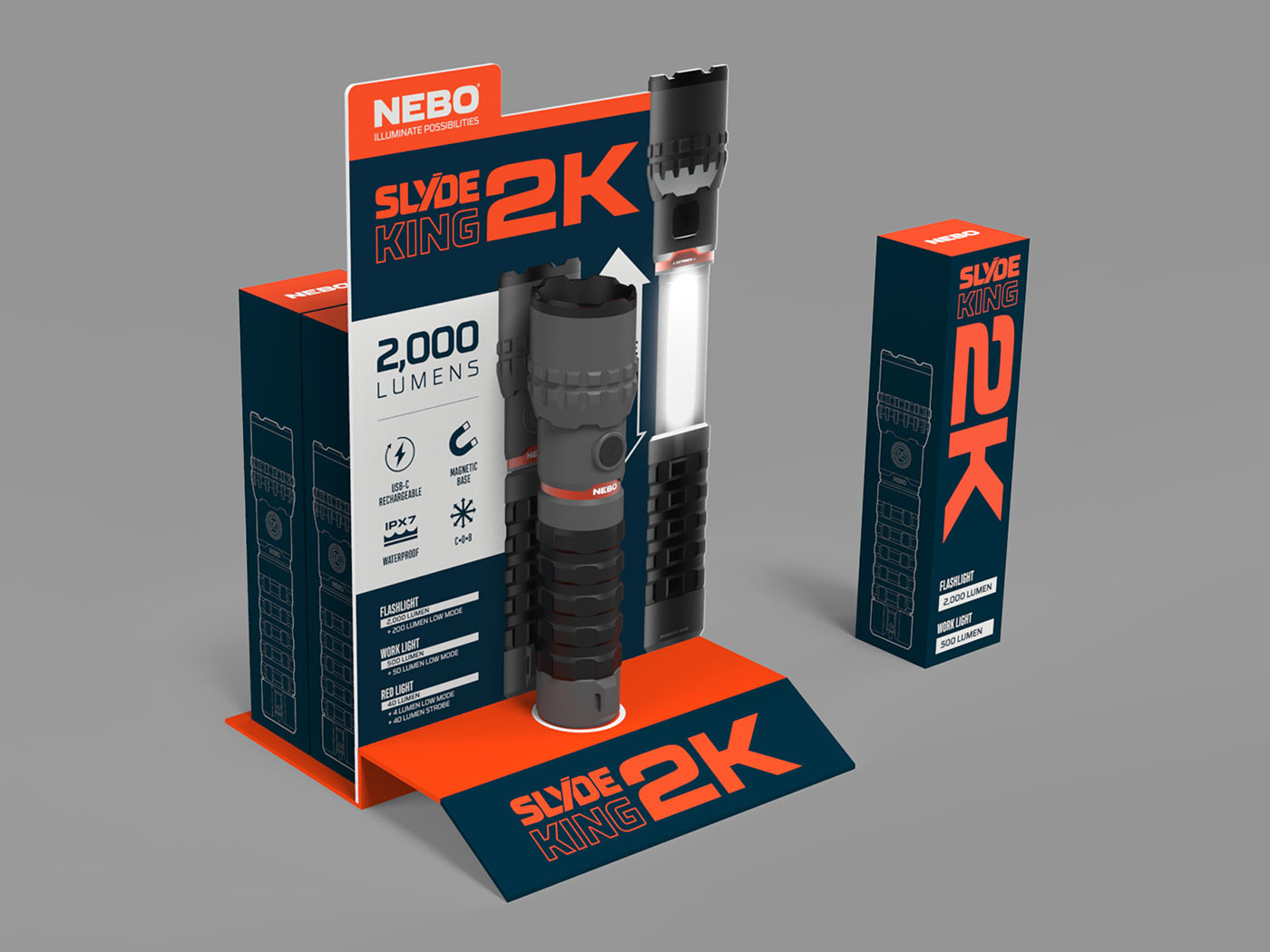 NEBO Nebo Slyde King Display