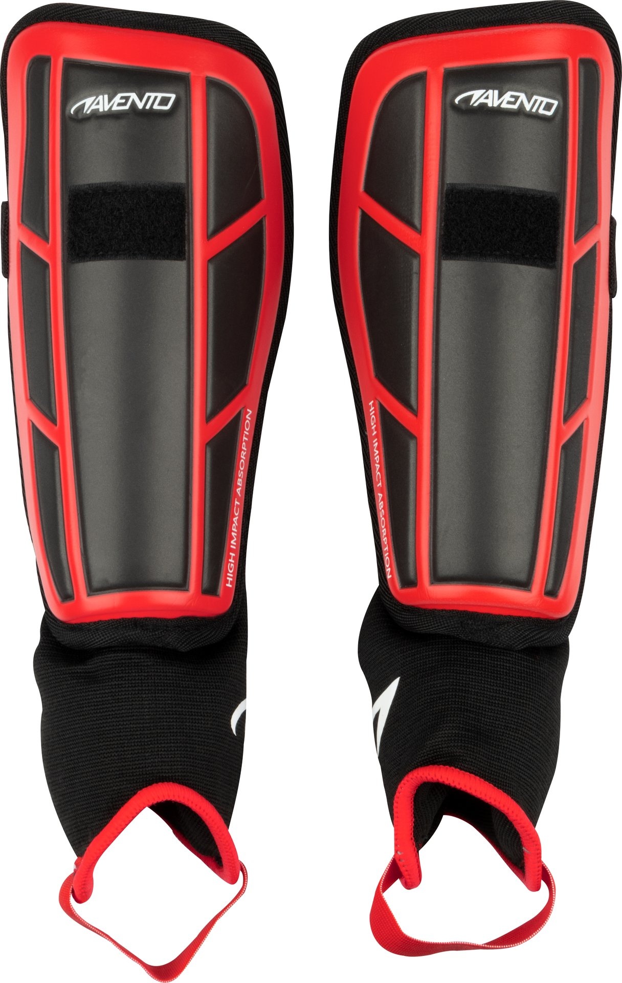 Avento® Avento - Shin Guards - SOFT - Red/Black