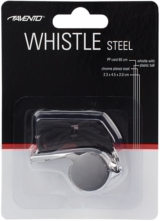 Avento® Avento - Schiedsrichterpfeife - GROSS - Silber