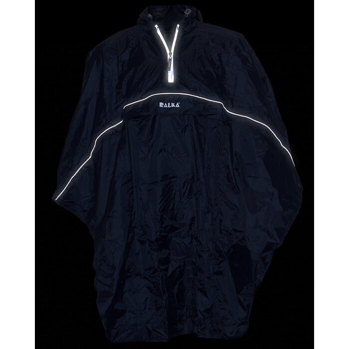 Ralka Ralka® - Poncho de pluie • SENIOR • Noir