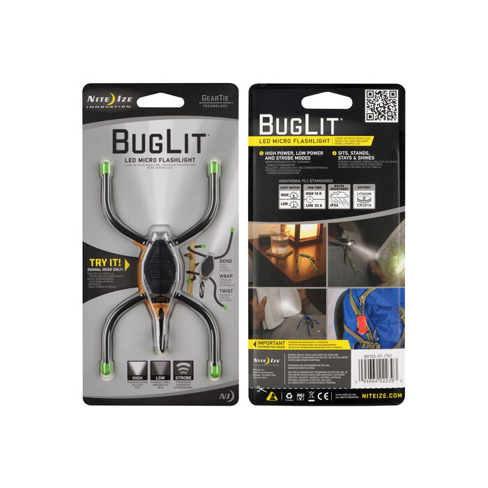 Nite Ize Nite Ize - BugLit Taschenlampe - Schwarz