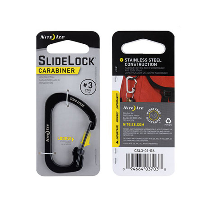 Nite Ize Nite ize karabiner slidelock noir # 3