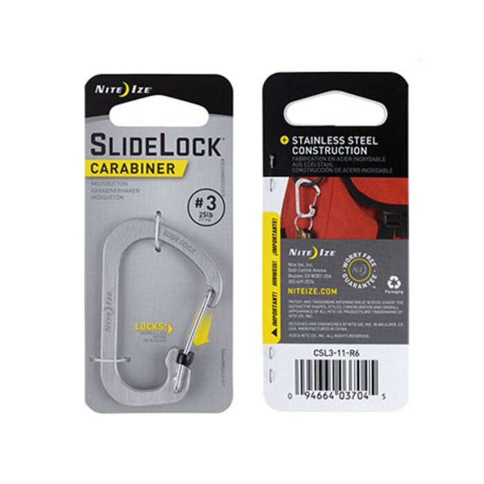 Nite Ize Nite Ize Karabijnhaak Slidelock Zilver #3