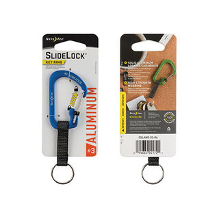 Nite Ize Nite Ize Karabiner Slidelock Sleutel Ring Blue #3