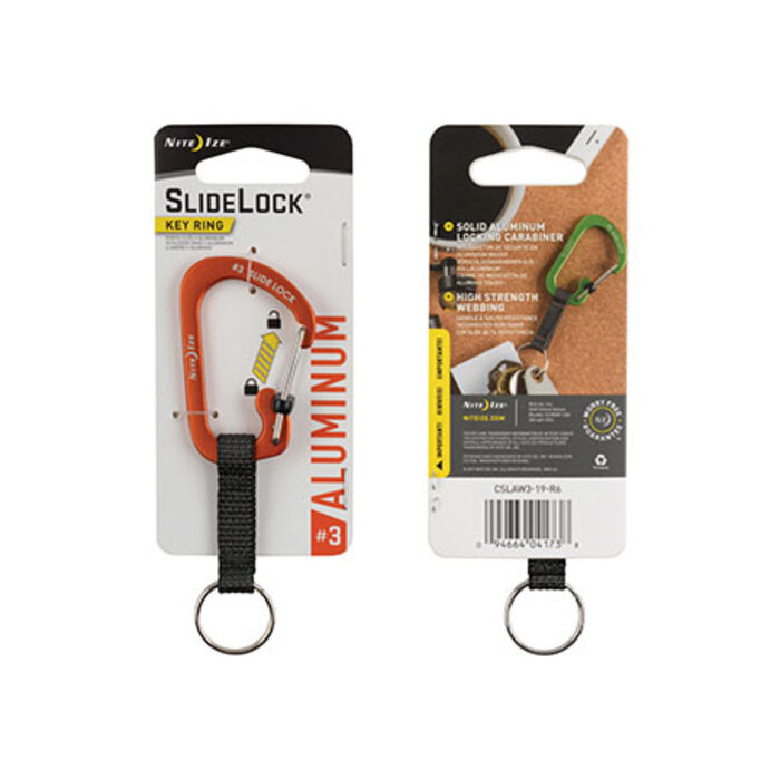 Nite Ize Nite Ize Karabiner Slidelock Sleutel Ring Oranje #3