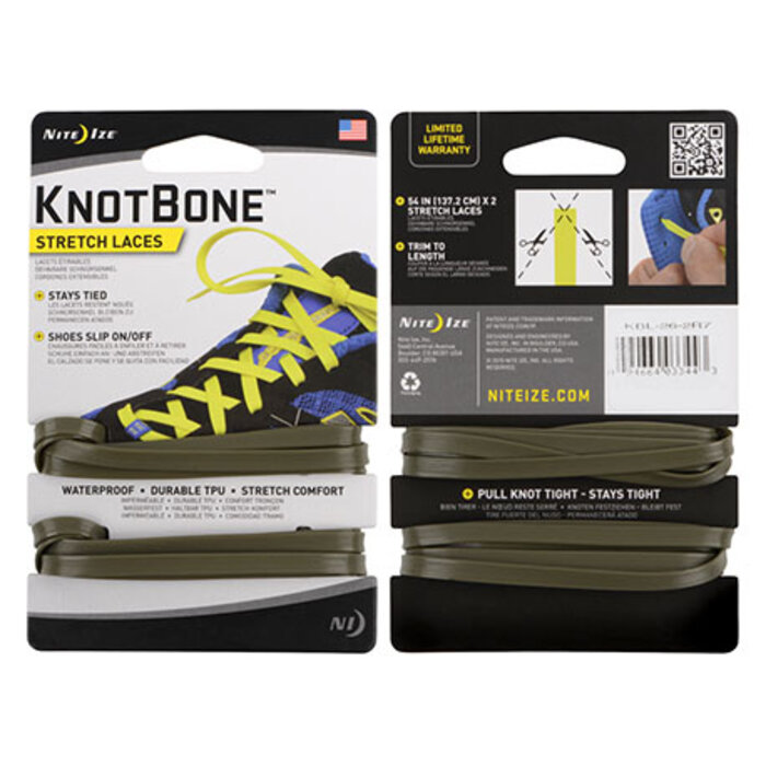Nite Ize Nite ize Knotbone Lacets Green