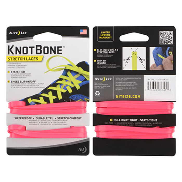 Nite Ize Nite Ize knotbone laces pink