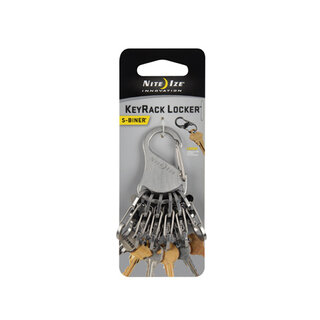 Nite Ize Nite Ize Keyrack Locker Schlüsselhalter Silber