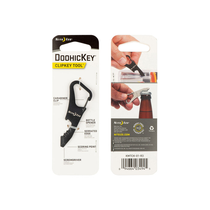 Nite Ize Nite Ize Doohickey Clipkey Multitool Black