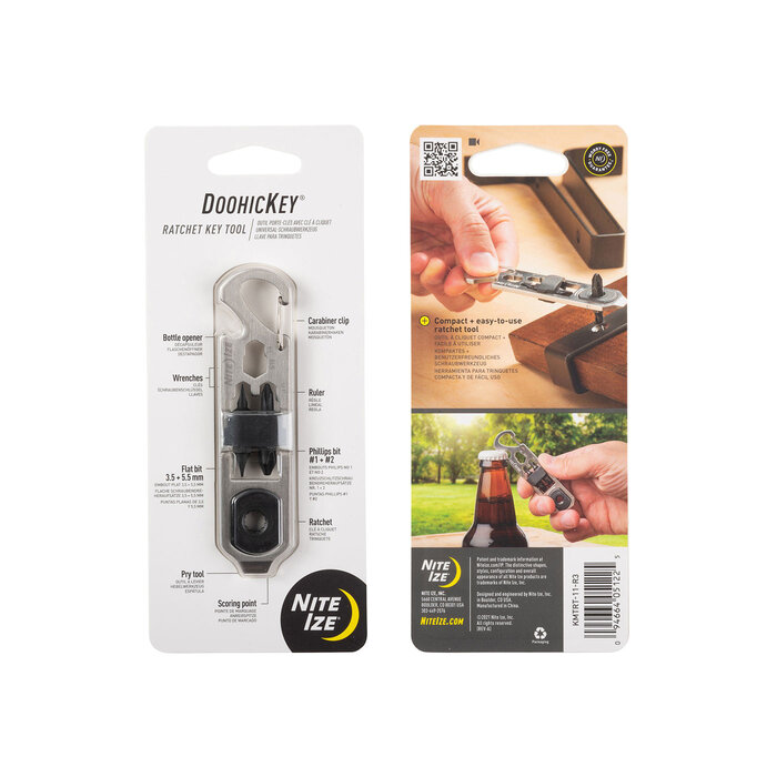 Nite Ize Nite Ize Doohickey Ratchet Multitool Silber