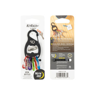 Nite Ize Nite Ize Keyrack+ Schlüsselhalter S-Biner Schwarz