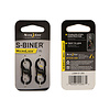 Nite Ize Nite ize S-Biner Karabiner Mikrokolock 2-Pack Schwarz