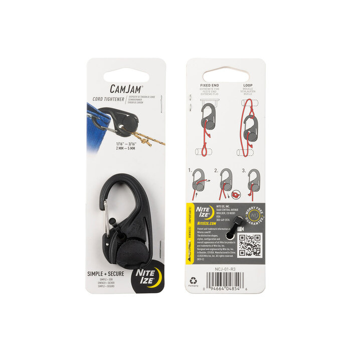 Nite Ize Nite Ize Camjam Spanhaak Black