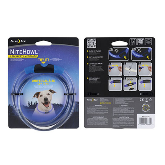 Nite Ize Nite Ize NiteHowl LED Halsband Blauw