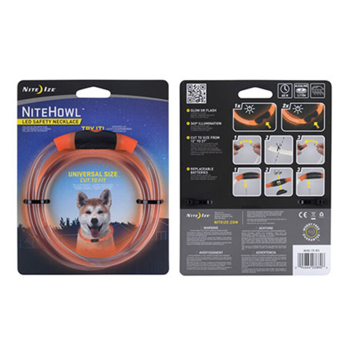 Nite Ize Nite ize nitehowl LED collar red