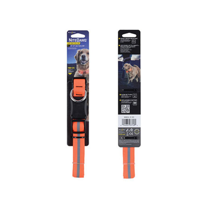 Nite Ize Nite ize nitedawg collier orange l