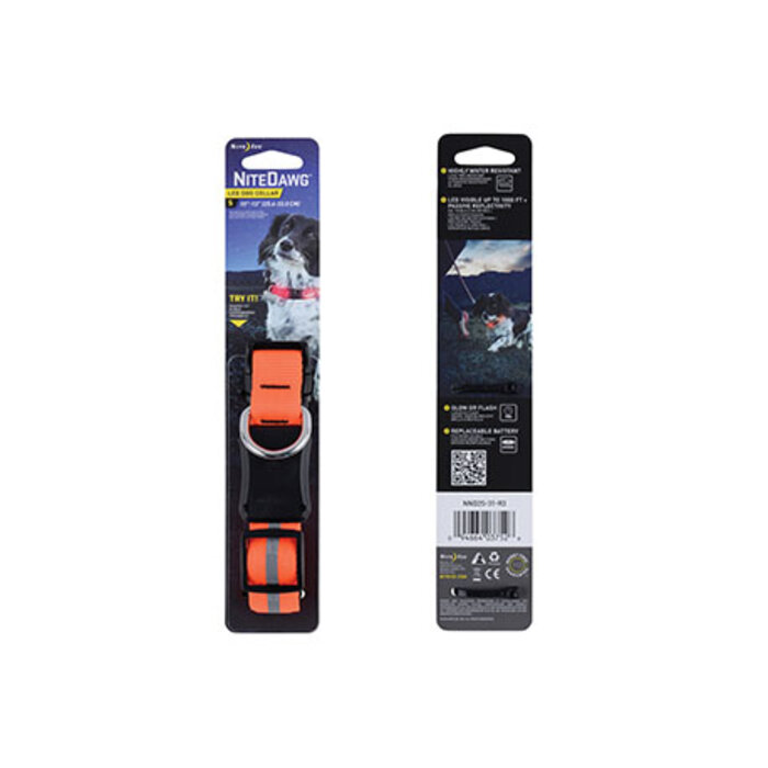Nite Ize Nite Ize NiteDawg Halsband oranje S