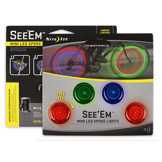 Nite Ize Nite Ize See'Em mini Spaaklamp Set Rood/Blauw/Groen
