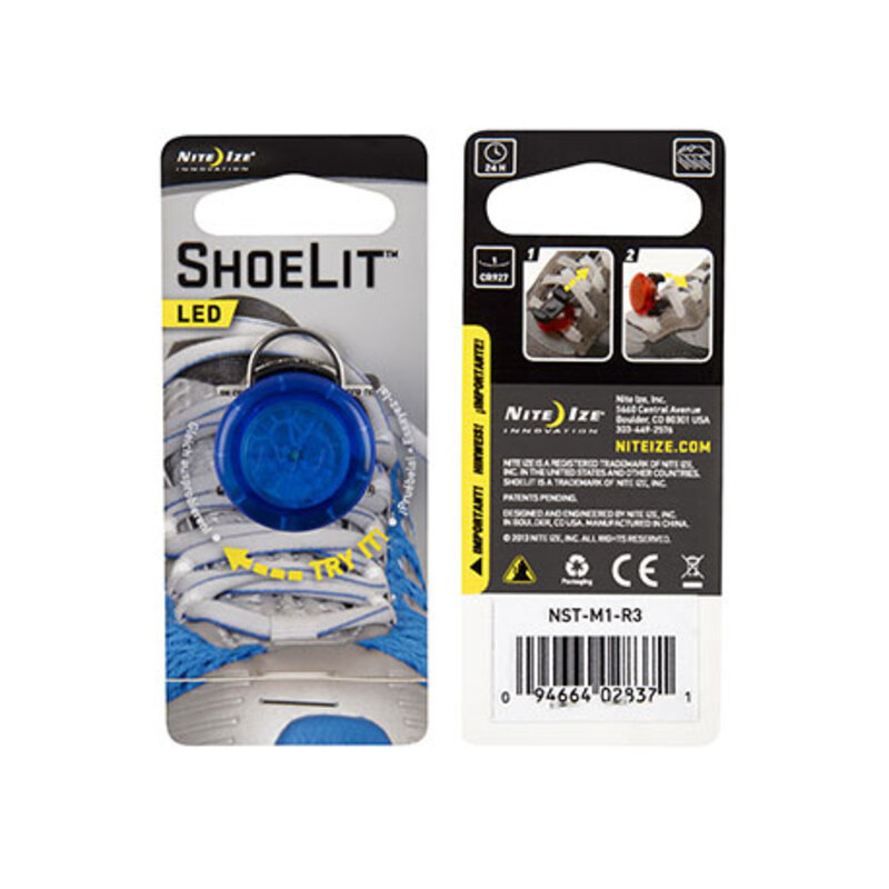Nite Ize Nite Ize Shoelit Veterlamp Blauw