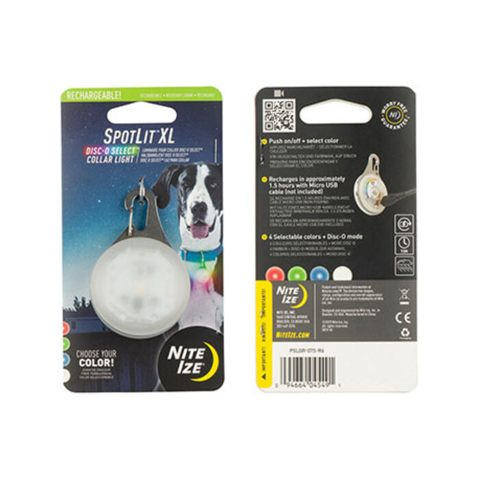 Nite Ize Nite Ize Spotlit collar lamp Rechargeable Disco XL