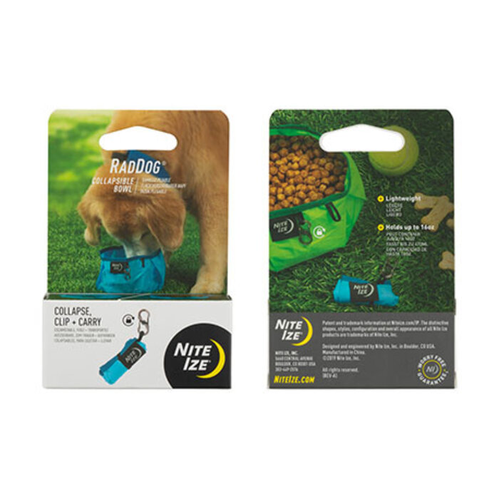 Nite Ize Nite Ize Raddog Opvouwbaar Drink & Voerbakje Blauw