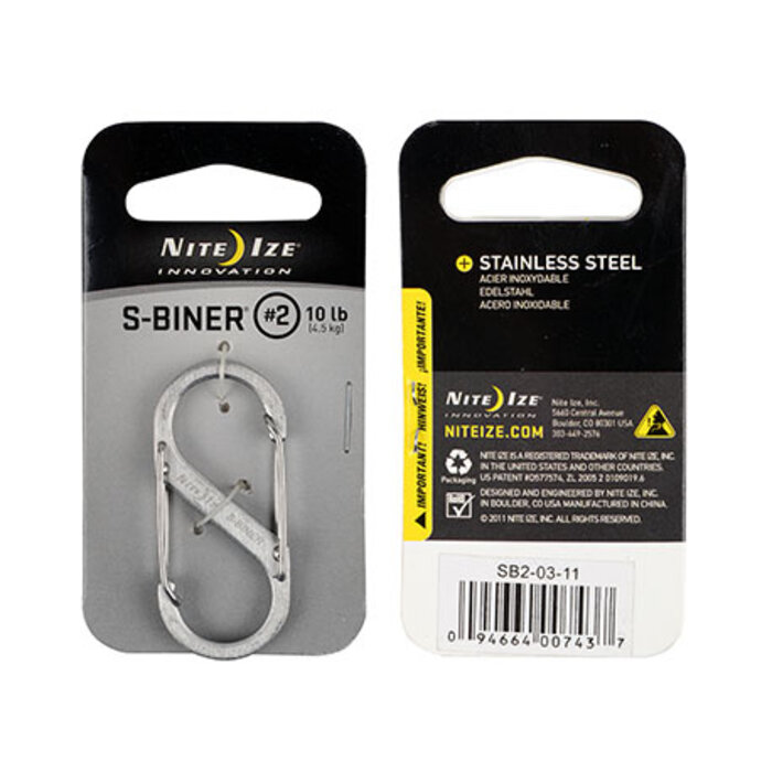 Nite Ize Nite Ize S-Biner Karabiner Silver #2