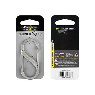 Nite Ize Nite ize S-Biner Karabiner Silber #3
