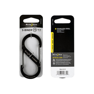 Nite Ize Nite Ize S-Biner Karabijnhaak Black #4