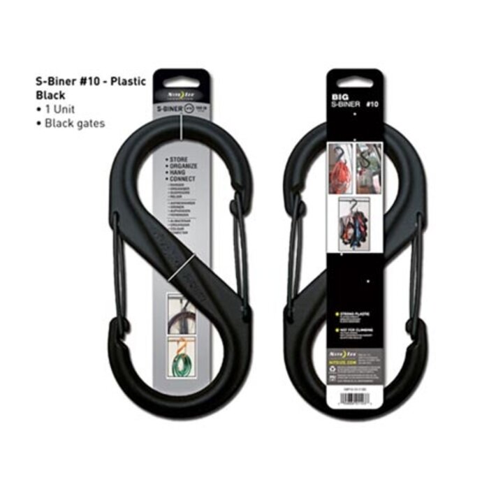 Nite Ize Nite ize s-biner karabiner plastique noir # 10