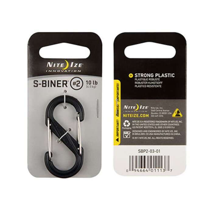 Nite Ize Nite ize s-biner karabiner plastique noir # 2