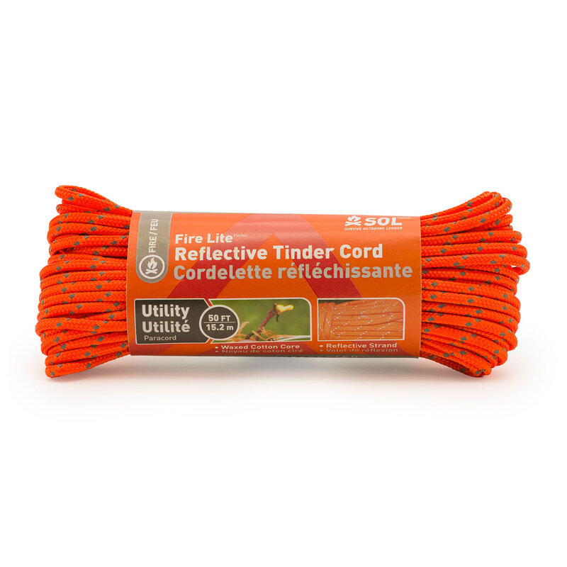 Sol SOL Fire Lite Tinder Utilitycord 15,2 m
