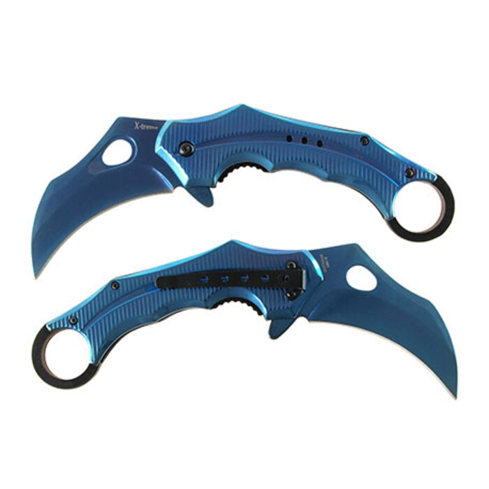X-Treme X-Treme Karambit Blue Ti Steel