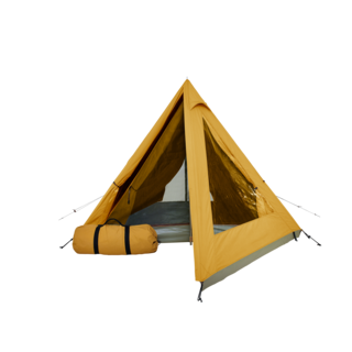 Alpino Camping Tent Hoggar - Cotton - Saffron - 2 to 3 people.