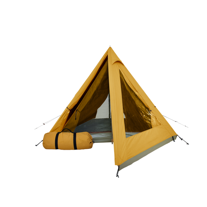 Alpino Camping Alpino Camping - Zelt Hoggar - Baumwolle - Safran - 2 bis 3 Personen.