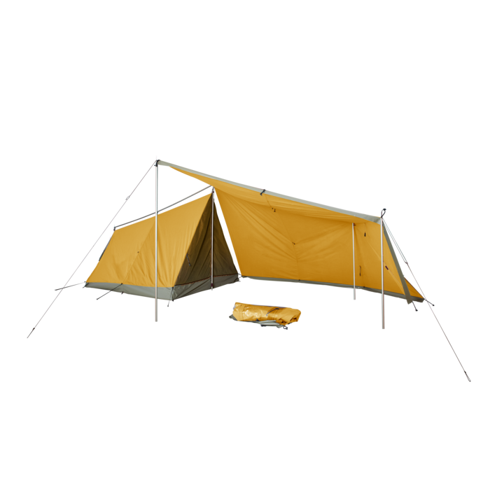 Alpino Camping Alpino Camping - Zelt Hoggar - Baumwolle - Safran - 2 bis 3 Personen.