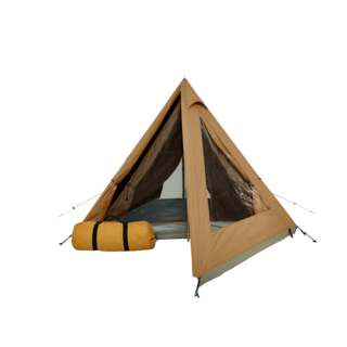 Alpino Camping Tent Hoggar - Katoen - Smoked Oak - 2 a 3 Pers.
