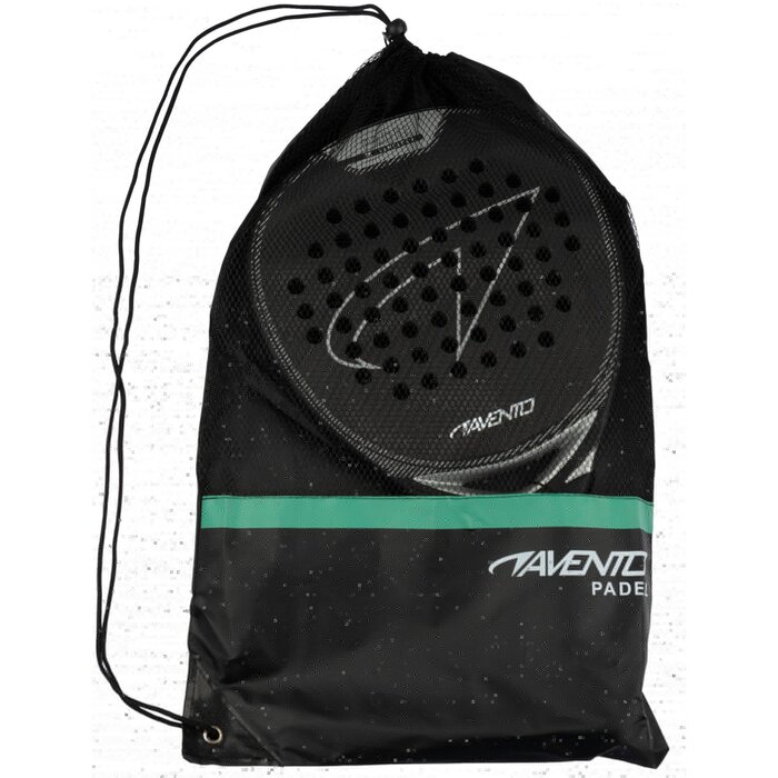 Avento® Avento - Raquette de padel 3K Carbon • VENCEDOR • Noir/Argent