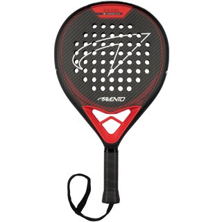 Avento® Padelschläger 3K Carbon • CONQUISTA • Schwarz/Rot