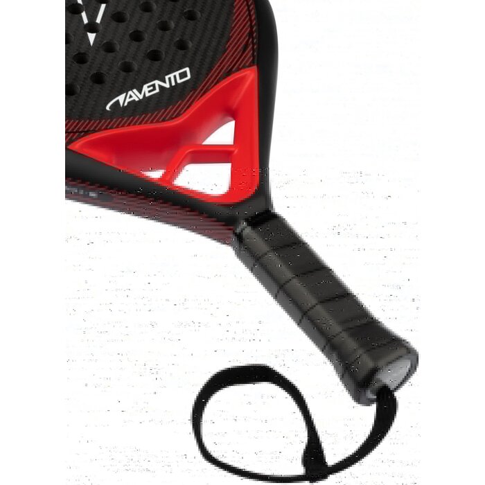 Avento® Avento - Padelschläger 3K Carbon • CONQUISTA • Schwarz/Rot