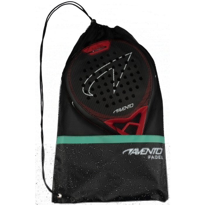 Avento® Avento - Padel Racket 3K Carbon • CONQUISTA • Black/Red