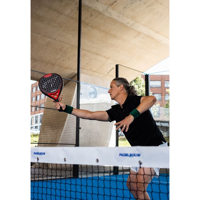 Avento® Avento - Padelschläger 3K Carbon • CONQUISTA • Schwarz/Rot