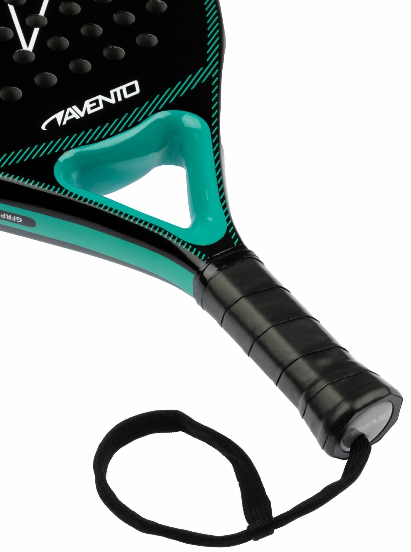 Avento® Avento - Raquette de padel GFRP • CAZADOR • Noir/Vert