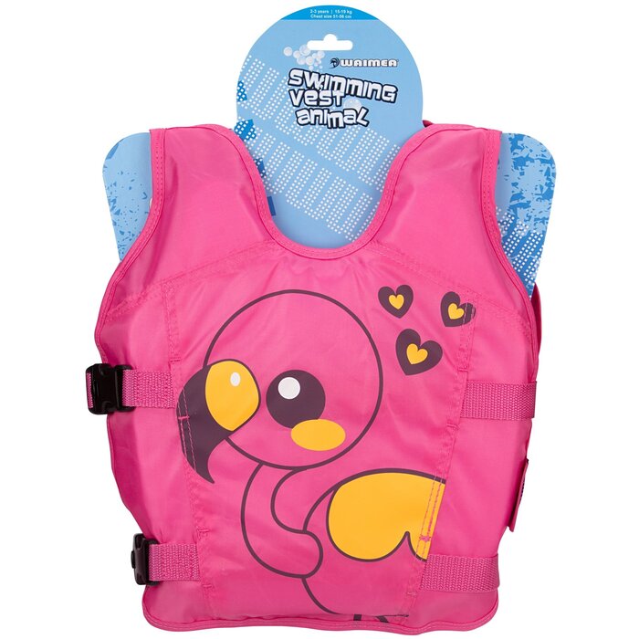 Waimea® Waimea® - Schwimmweste Animal 2-3 Jahre • 15-19 KG • Rosa/Orange